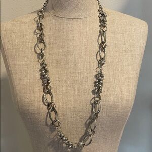 Elegant Silver Chain Necklace/belt